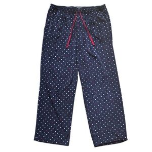 Tommy Hilfiger Navy Blue Polka Dot Pajama Pants